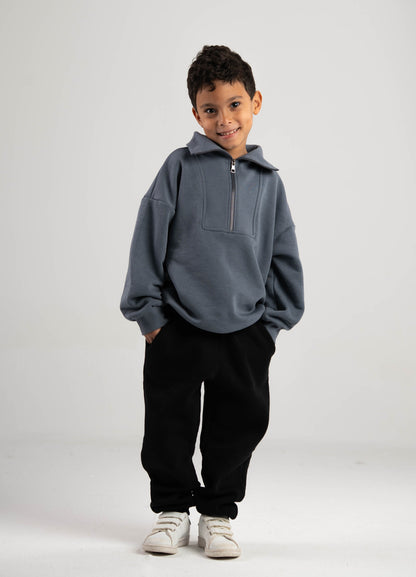 The Mini Zip Pullover