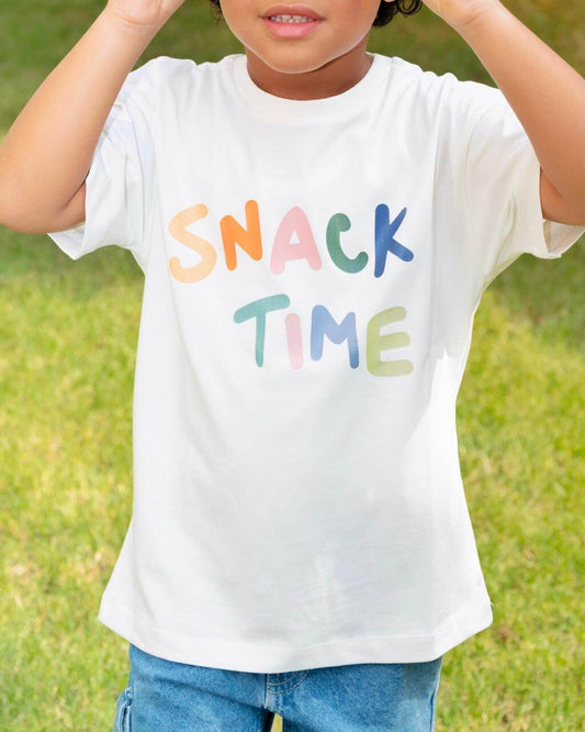 Soft cotton t-shirt for kids with short sleeves and relaxed fit